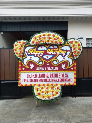 Papan Bunga Pernikahan scbd