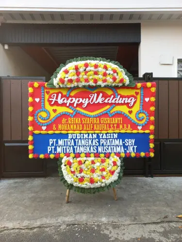 Papan Bunga Pernikahan scbd
