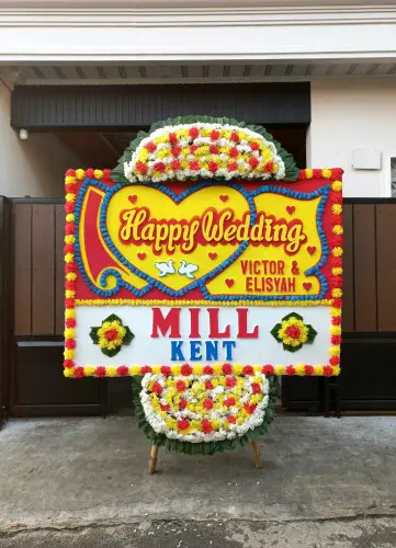 Papan Bunga Pernikahan scbd
