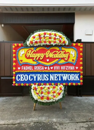 Papan Bunga Pernikahan scbd